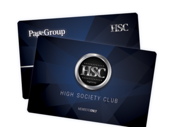 Plastkort - High Society Club